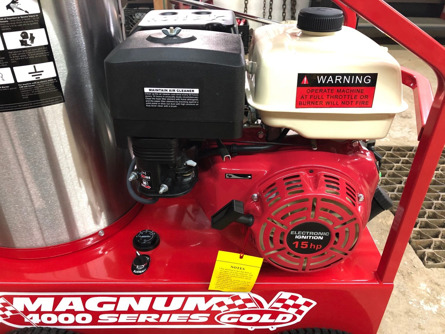 Magnum 4000 Hot Power Washer with Lifan Engine and EK440 Pump