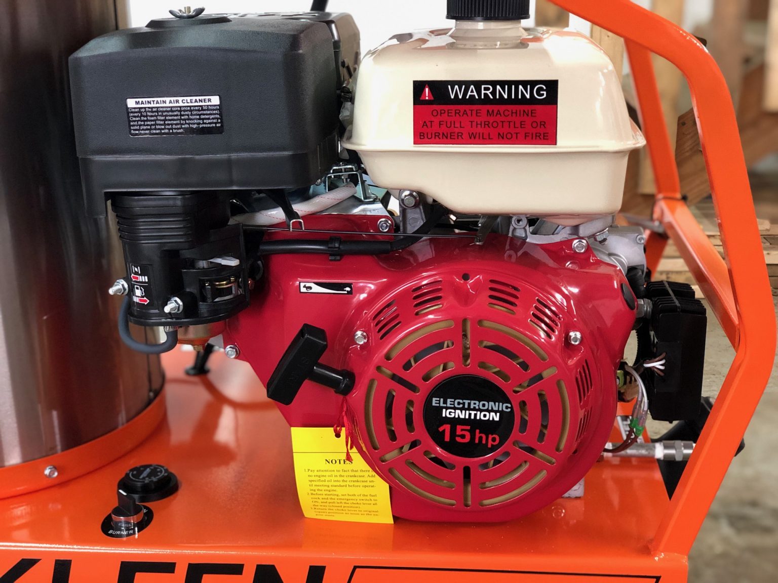 EasyKleen Hot Power Washer with Lifan Engine and EK440 Pump 3.5 GPM at